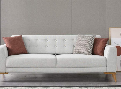 Luxus Sofa 3 - Sitzer Design Möbel Stilvoll Wohnzimmer Dreisitzer Couch